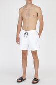 Medium Drawstring Swim Shorts In White CALVIN KLEIN